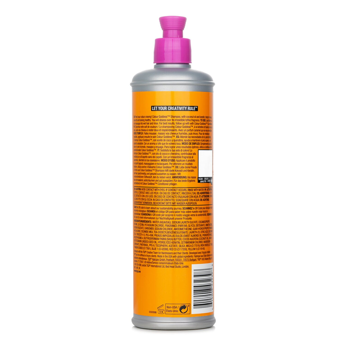 Tigi - Bed Head Colour Goddess Oil Infused Shampoo (For Coloured Hair)  - 400ml/