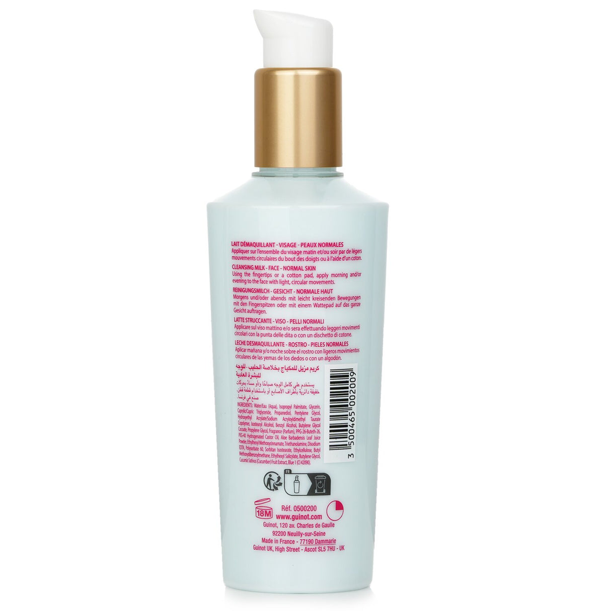 Guinot - Refreshing Cleansing Milk for All Skin Types (New Packaging)  - 200ml/6