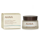 Ahava Time To Hydrate Active Moisture Gel Cream in 50ml, vegan face moisturizer for deep hydration and skin revitalization.