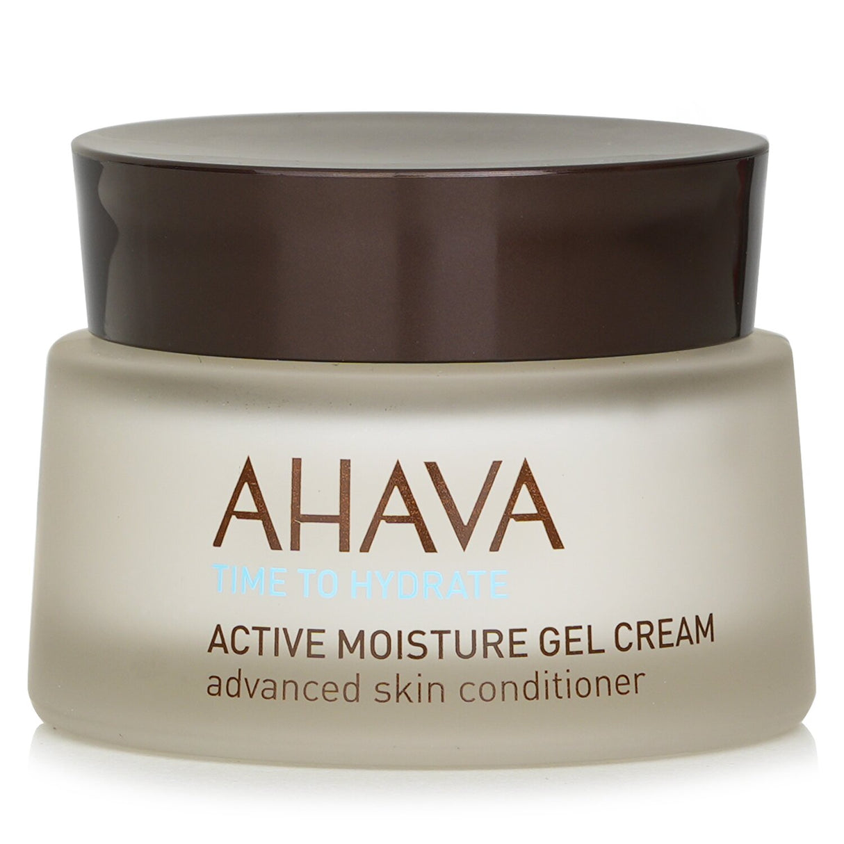 Ahava Time To Hydrate Active Moisture Gel Cream in 50ml, a lightweight moisturizer for deep hydration and a smoother complexion.