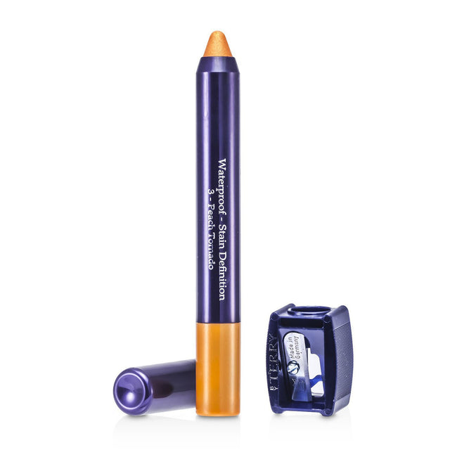 By Terry Aqua Print Eyeshadow in Peach Tornado, a waterproof liquid eyeshadow with vibrant shades and Vitamin E for long-lasting wear.