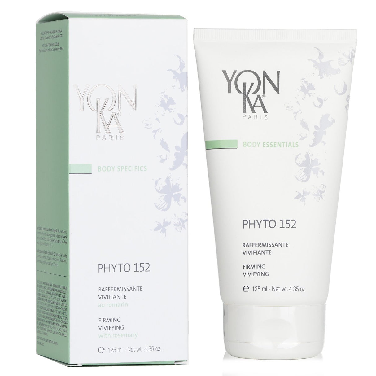 Yonka Phyto 152 Skin Tightening Cream with rosemary for firming, revitalizing, and sculpting for smoother, youthful skin.