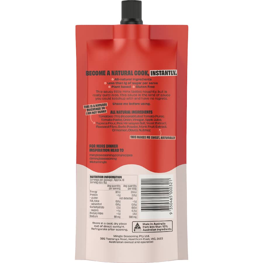 Mingle Better Tomato Sauce Tangy - 250g