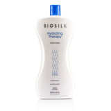 BioSilk Hydrating Therapy Conditioner 1006ml for revitalizing hair with quinoa, Silk Protein, and Maracuja Oil for moisture and strength.