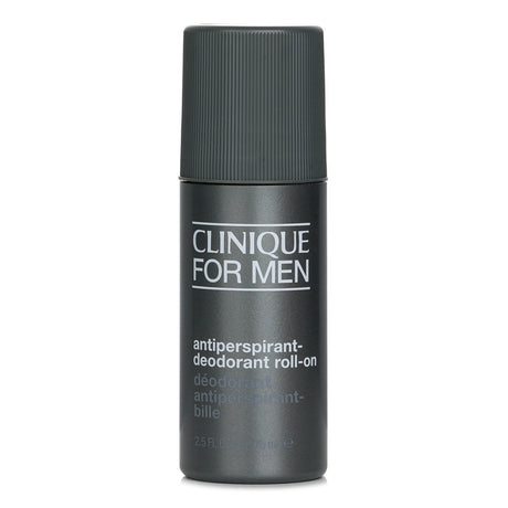 Clinique Antiperspirant-deodorant Roll On, 75ml, offers all-day wetness and odor protection, suitable for all skin types.