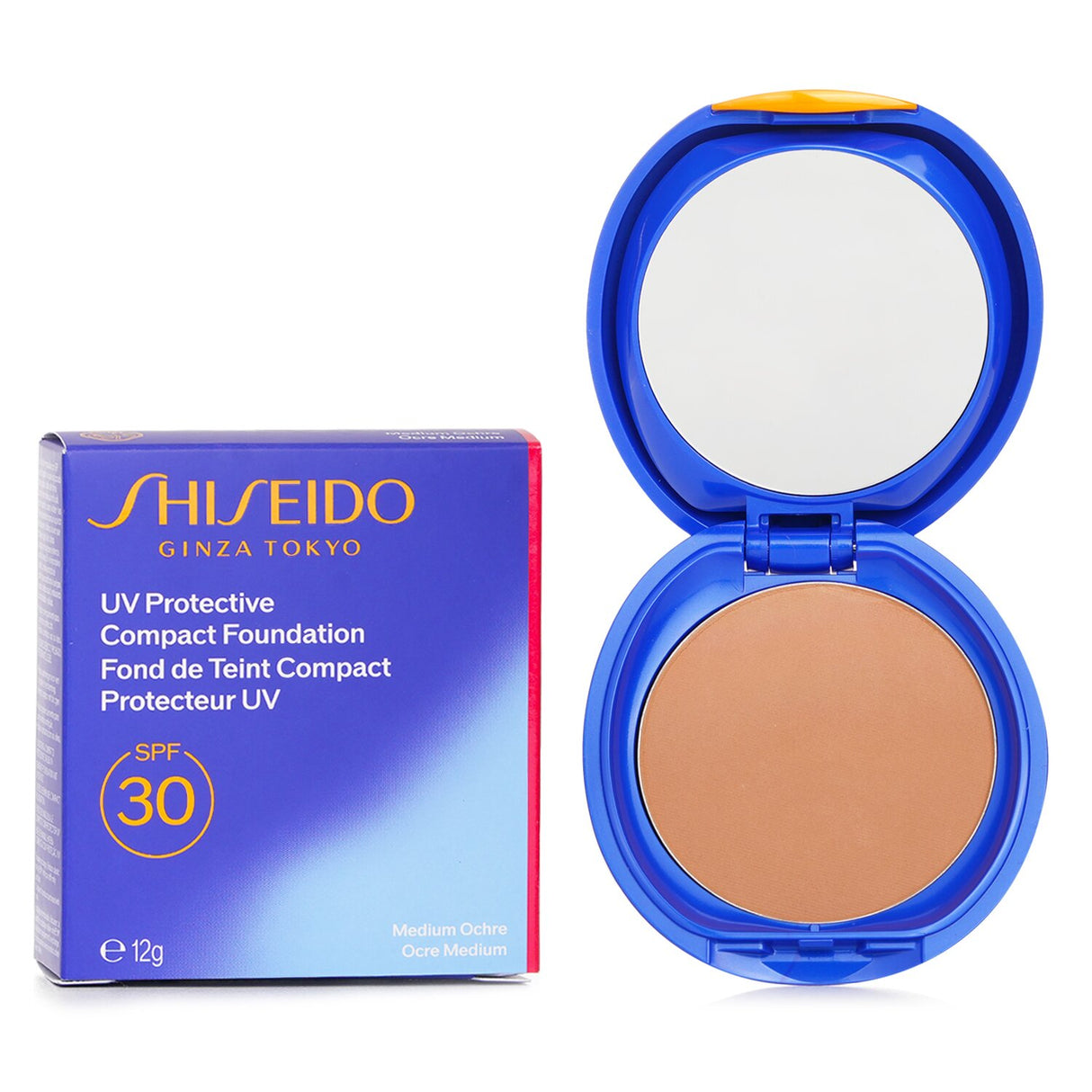 Shiseido UV Protective Compact Foundation SPF 30 (Case+Refill) - # SP40 Medium O