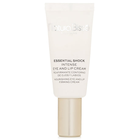 Natura Bissé Essential Shock Eye & Lip Cream SPF 15, 15ml: anti-wrinkle treatment with vitamins, collagen, and UV protection.