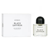 Byredo Black Saffron Eau De Parfum Spray in 50ml, featuring warm and smoky notes with grapefruit, saffron, and leather essence.