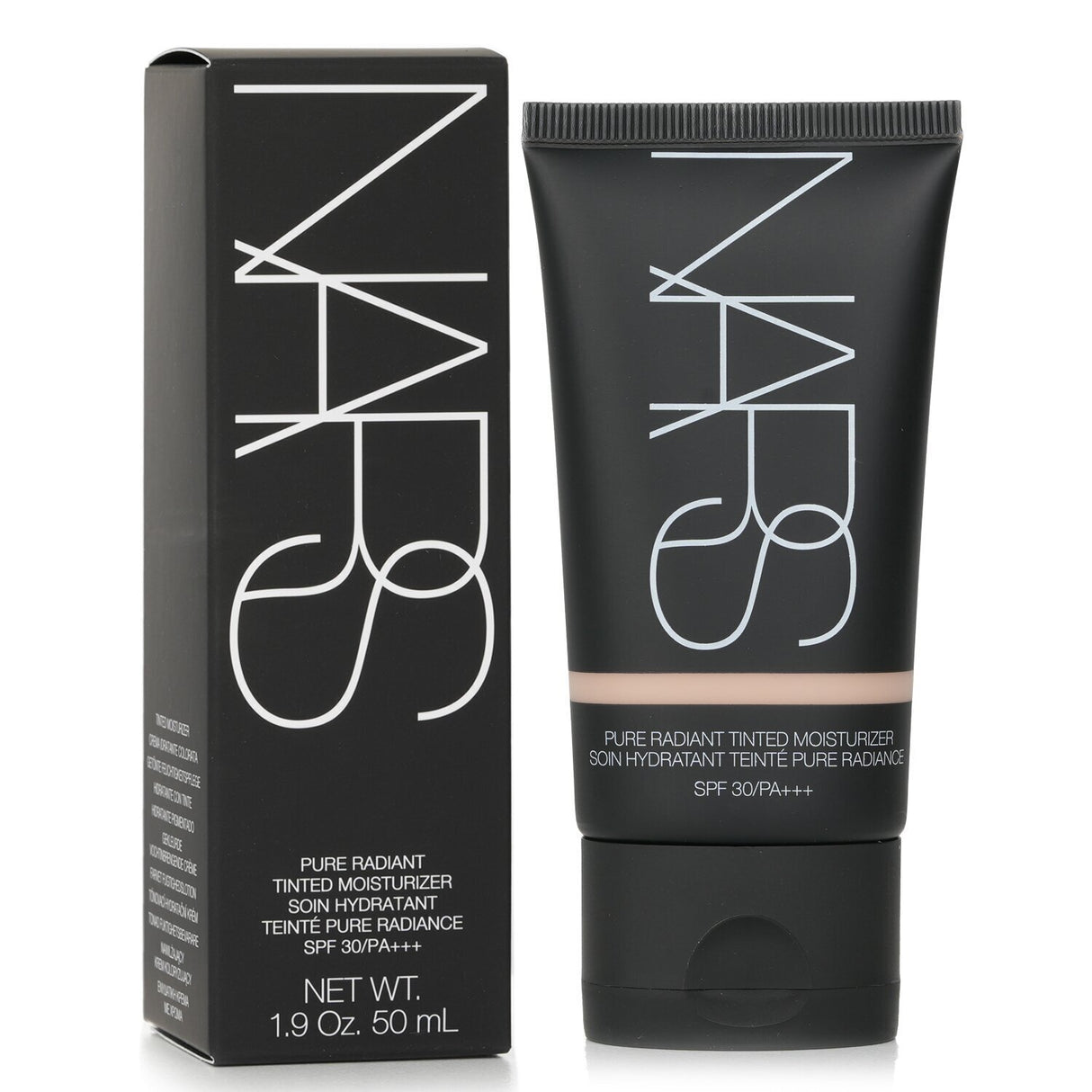 NARS tinted moisturizer SPF 30 in St Moritz, offering hydration, sun protection, and a radiant, even skin tone.