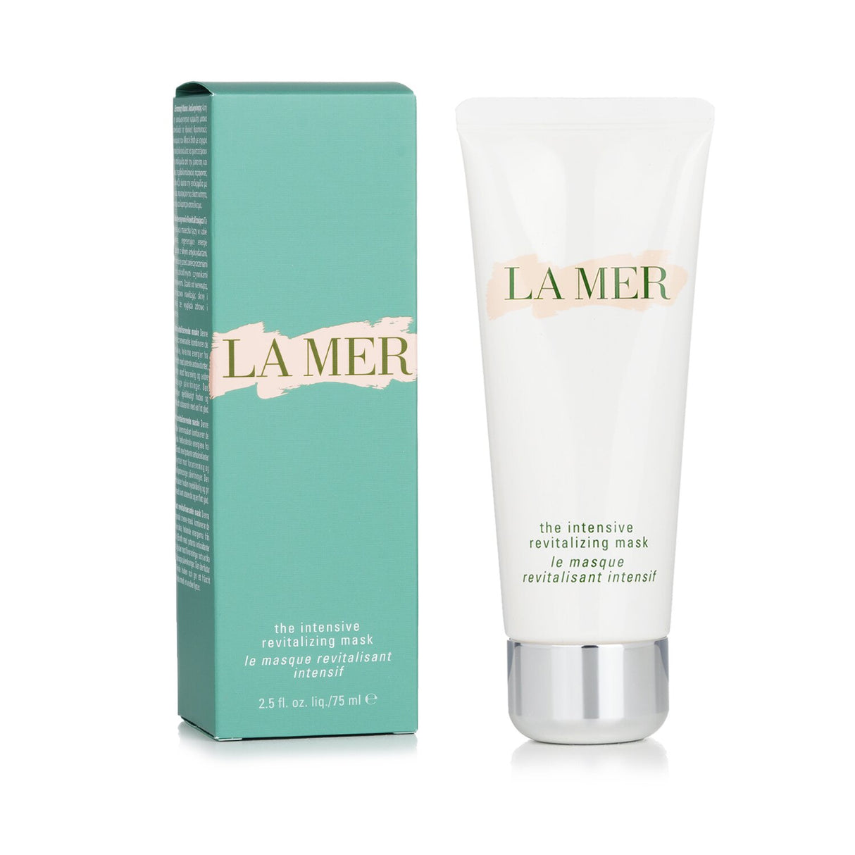 La Mer Intensive Revitalizing Mask in a 75ml jar, a luxurious cream mask for hydration and skin renewal.