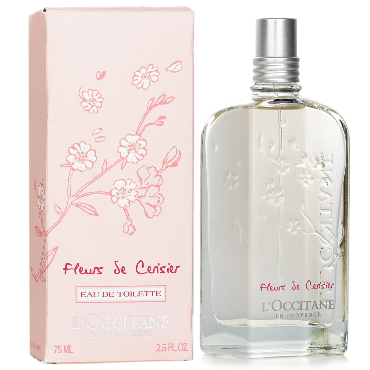 L'Occitane Cherry Blossom Eau De Toilette: a floral, fresh perfume with cherry, freesia, and woody amber notes for everyday elegance.