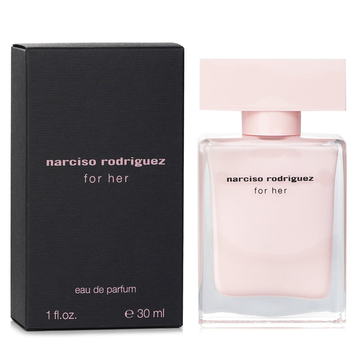 Narciso Rodriguez - For Her Eau De Parfum 30ml, a luxurious woody fragrance with notes of honey flower and musk for modern elegance.