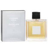 Guerlain L'Homme Ideal Eau De Toilette Spray 100ml - Sophisticated woody fragrance for men with citrus, almond, and leather notes.