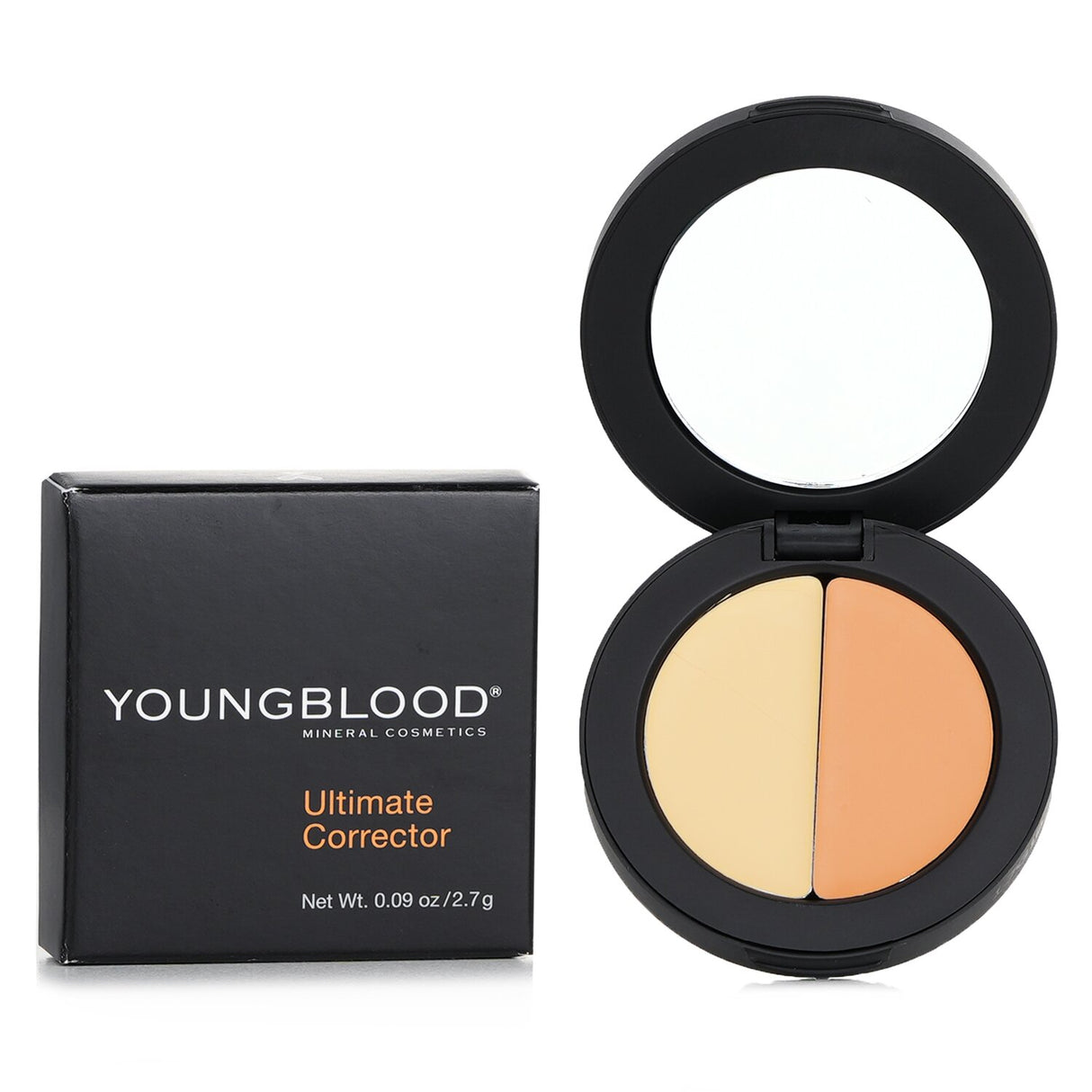 Youngblood Ultimate Corrector, 2.7g, brightens skin, covers dark circles, enriched with antioxidants and plant extracts.