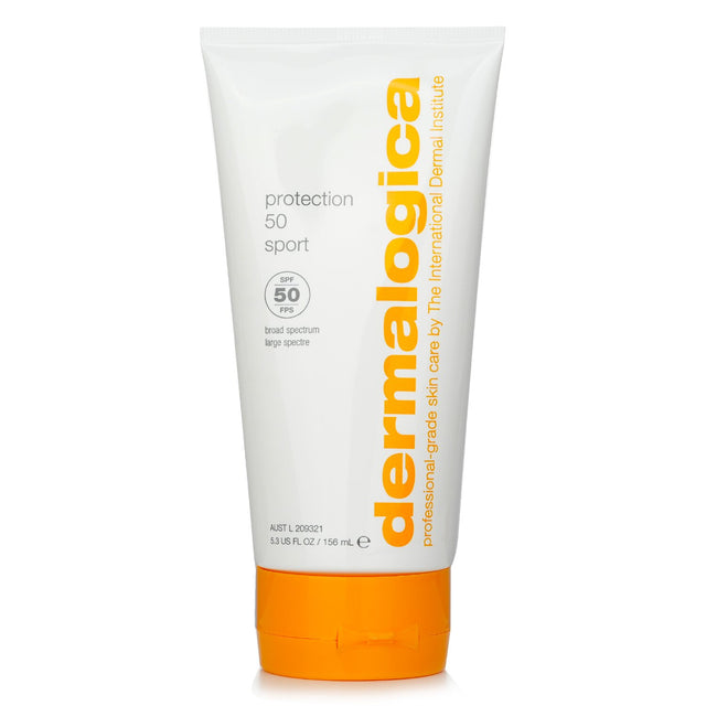 Lightweight face sunscreen with SPF 50, water-resistant for 40 minutes, ideal for active outdoor enthusiasts.