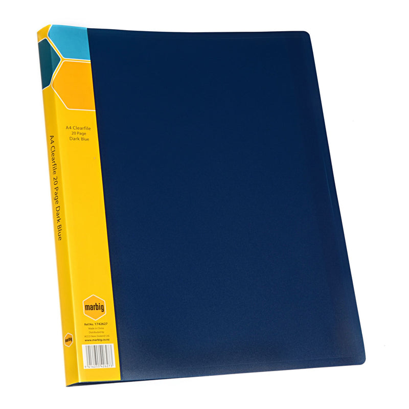 Marbig Display Book Dark Blue