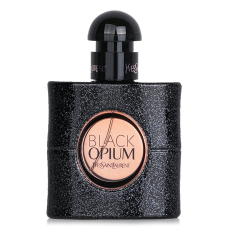 Elegant 30ml bottle of Yves Saint Laurent Black Opium, an enchanting oriental spicy fragrance for modern women.