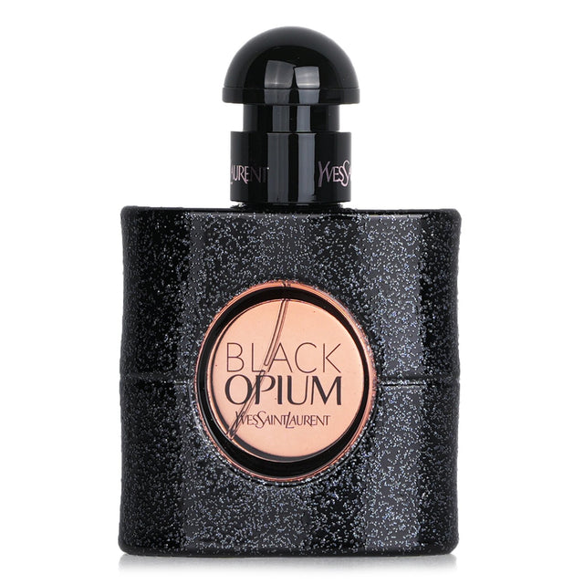 Elegant 30ml bottle of Yves Saint Laurent Black Opium, an enchanting oriental spicy fragrance for modern women.