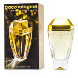 Paco Rabanne Lady Million Eau My Gold! 80ml bottle, a floral fruity scent with notes of mango, orange blossom, and creamy musk.