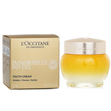 L'Occitane Immortelle Divine Cream in a 50ml jar, a luxurious anti-aging moisturizer for fresh, radiant skin.