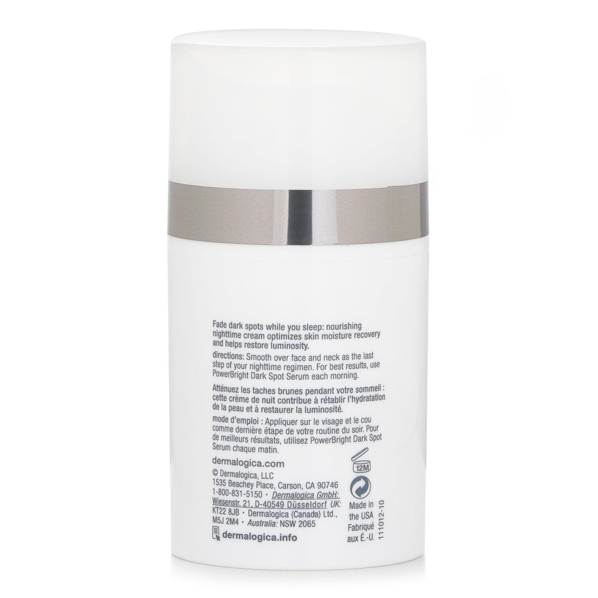 Brightening night moisturizer with Vitamin C, Niacinamide, and Pumpkin enzyme for hydrated, even-toned skin.