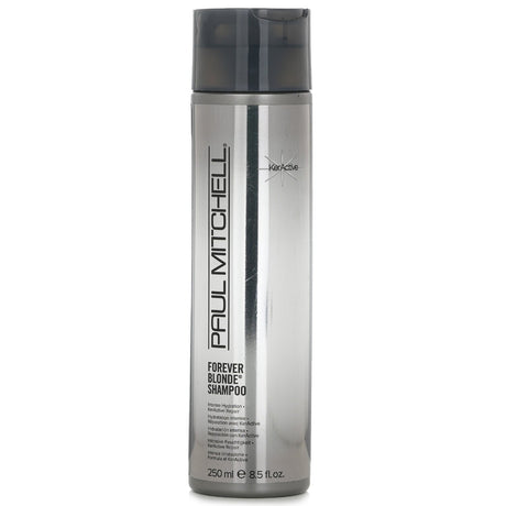 Intense hydration shampoo for blonde hair, enriched with KerActive protein for repair and moisture, sulfate-free formula.