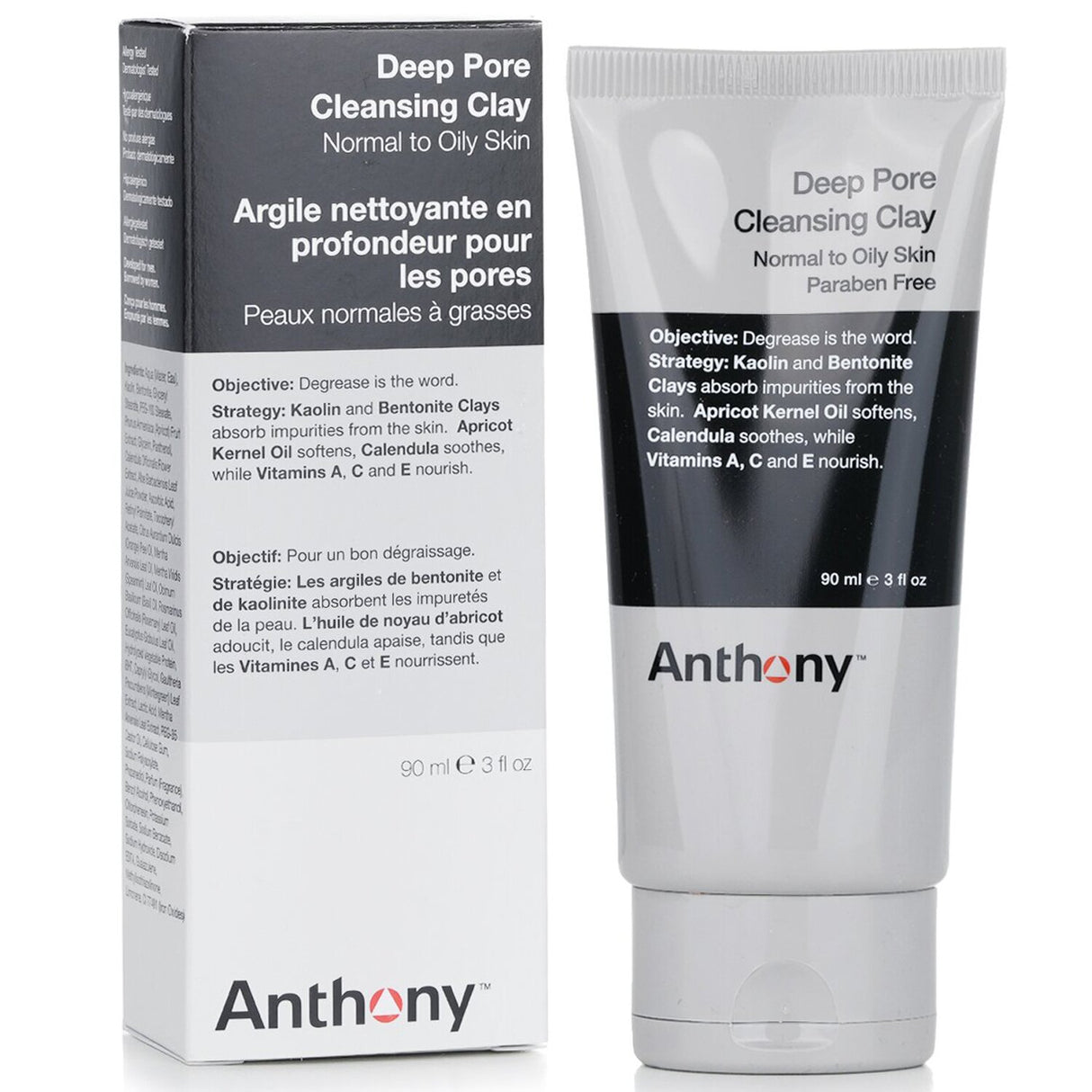 Anthony - Logistics For Men Deep Pore Cleansing Clay (Normal To Oily Skin)  - 90