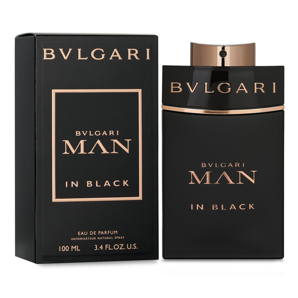 Bvlgari In Black Eau De Parfum 100ml, a bold and sophisticated fragrance for men featuring spicy, sweet, and leathery notes.