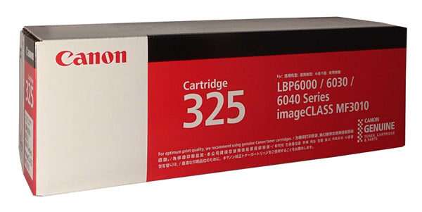 Canon CART325 Black Toner cartridge for LBP6000, producing up to 1,500 pages of vibrant, high-quality prints.