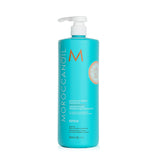 Moroccanoil Moisture Repair Shampoo in a 1000ml bottle, designed for revitalizing weakened and damaged hair with nourishing ingredients.