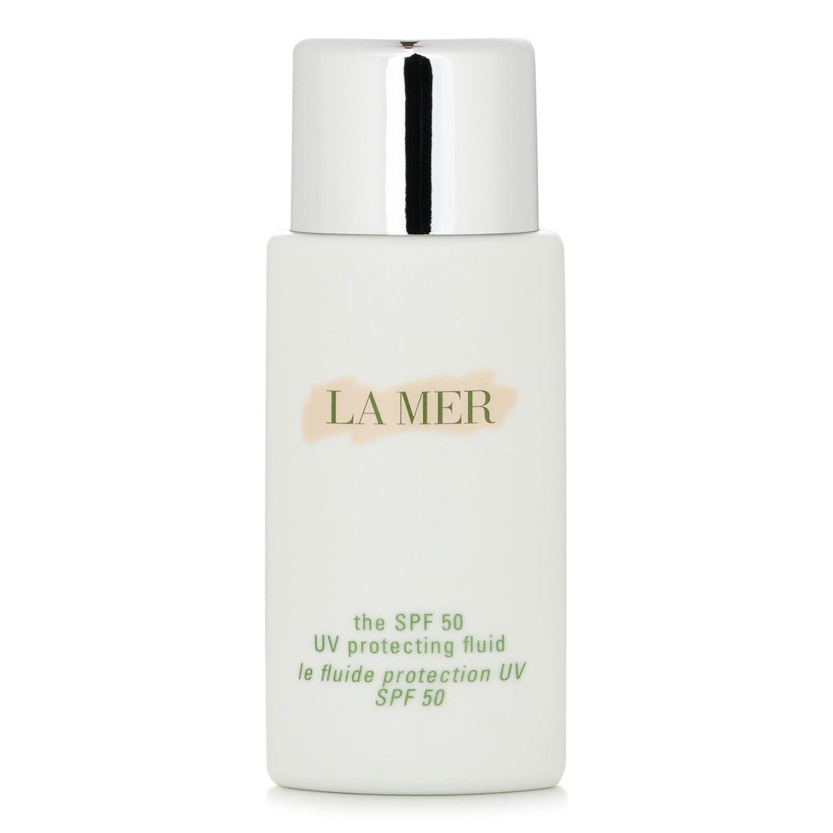 La Mer SPF 50 UV Protecting Fluid is a lightweight sunscreen that hydrates, protects, and evens skin tone with radiant finish.