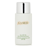 La Mer SPF 50 UV Protecting Fluid is a lightweight sunscreen that hydrates, protects, and evens skin tone with radiant finish.