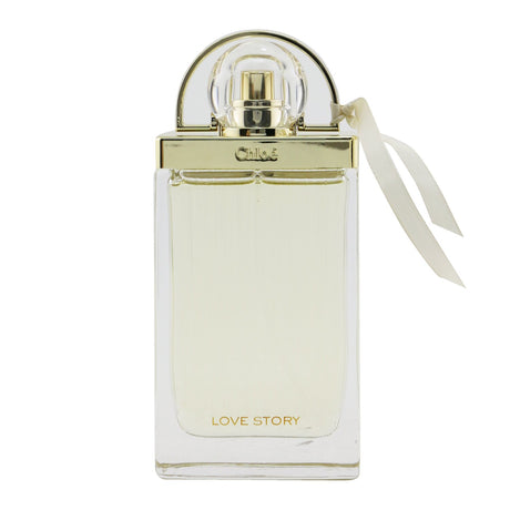 Chloe Love Story Eau De Parfum Spray 75ml, a romantic floral fragrance with notes of neroli, orange blossom, and musk.