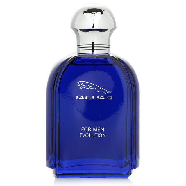 Jaguar Evolution Eau De Toilette Spray in 100ml, an aromatic fragrance blending freshness and warmth for the modern man.