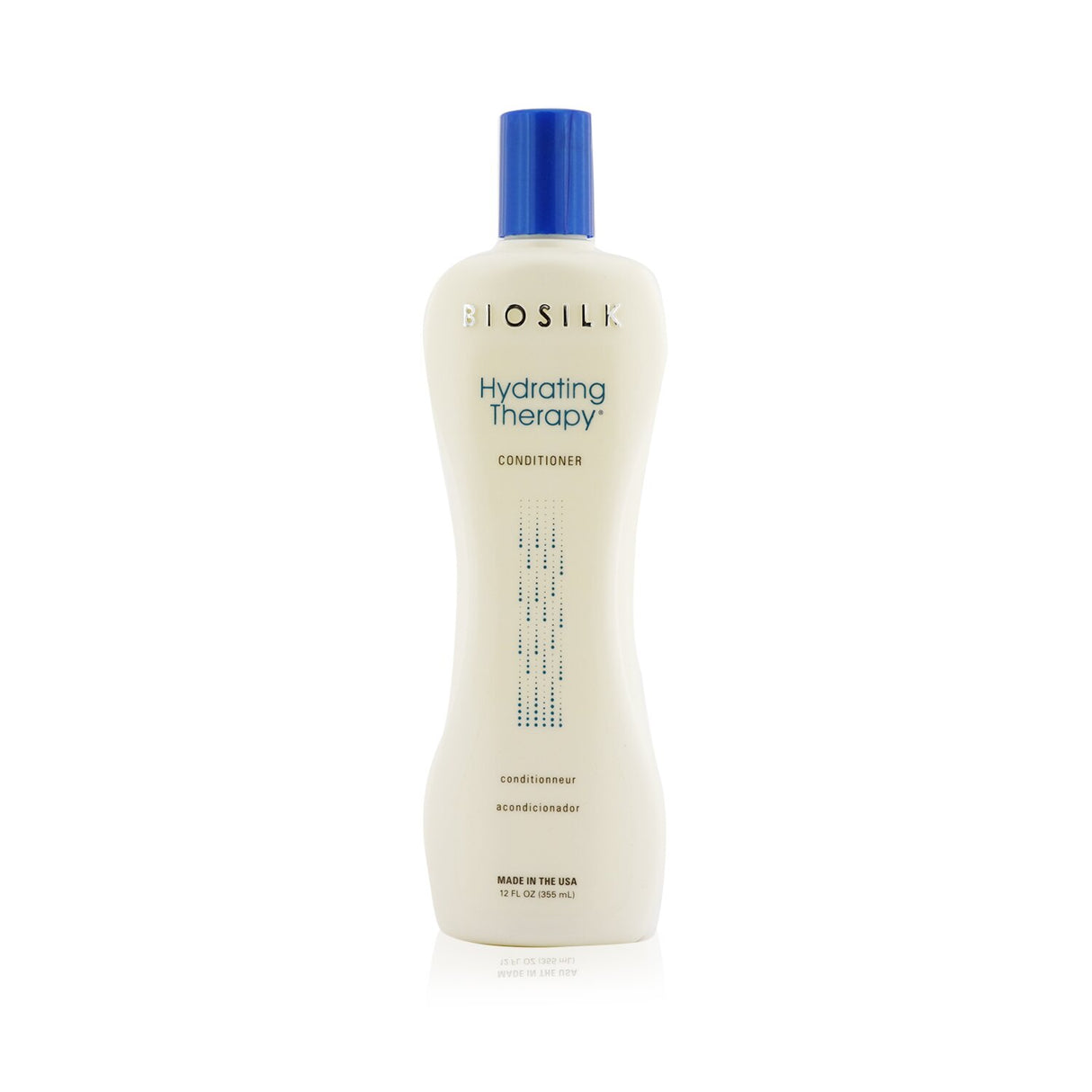 BioSilk Hydrating Therapy Conditioner 355ml, moisture-rich formula with quinoa, silk protein, and maracuja oil for vibrant, nourished hair.