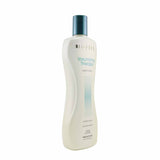 Silk-infused volumizing conditioner enhances hair with moisture, body, and UV protection for healthier, shinier locks.