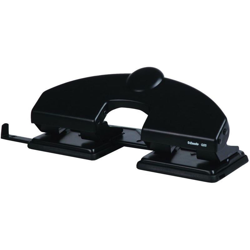 Esselte 4 Hole Punch Black 25sheet