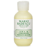 Mario Badescu A.H.A. & Ceramide Moisturizer for combination/oily skin, lightweight, brightens, and reduces wrinkles.