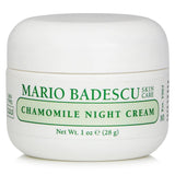 Mario Badescu Chamomile Night Cream in a 29ml jar, ideal for calming and hydrating dry, sensitive skin overnight.