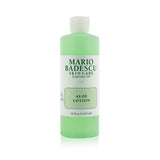 Aloe lotion for combination, dry, and sensitive skin; hydrates, calms, and cleanses while reducing redness.