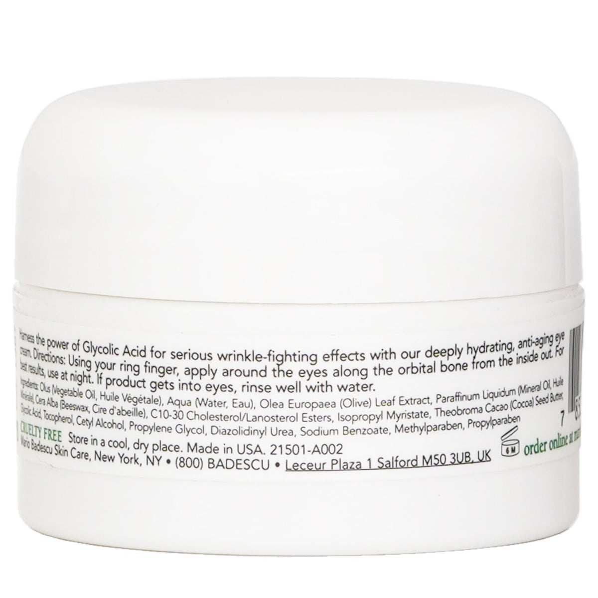 Mario Badescu Glycolic Eye Cream - For Combination/ Dry Skin Types  14ml/0.5oz
