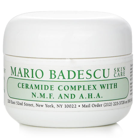 Rich cream for combination/dry skin with AHA and ceramides, hydrates, revitalizes, and evens skin tone.