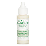 Nourishing hyaluronic emulsion with Vitamin C for hydrating and revitalizing combination, dry, and sensitive skin types.