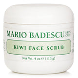 Mario Badescu Kiwi Face Scrub in a 118ml tube, featuring real Kiwi seeds for gentle exfoliation and improved skin texture.