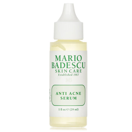 Mario Badescu Anti-Acne Serum for combination/oily skin with Salicylic Acid, promoting clear, smooth skin and preventing breakouts.