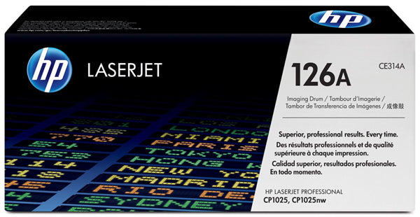 HP 126A Imaging Unit for LaserJet printers, delivering up to 14,000 black and 7,000 color prints with exceptional clarity.