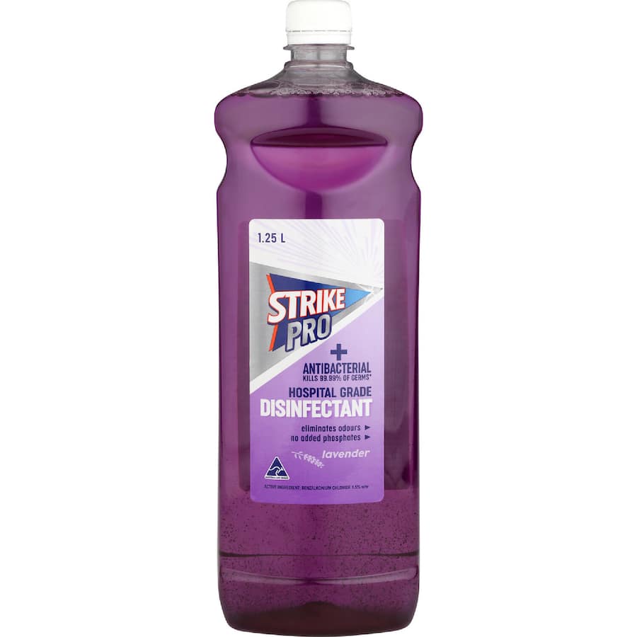 Strike Pro Disinfectant Lavender Hospital Grade 1.25L
