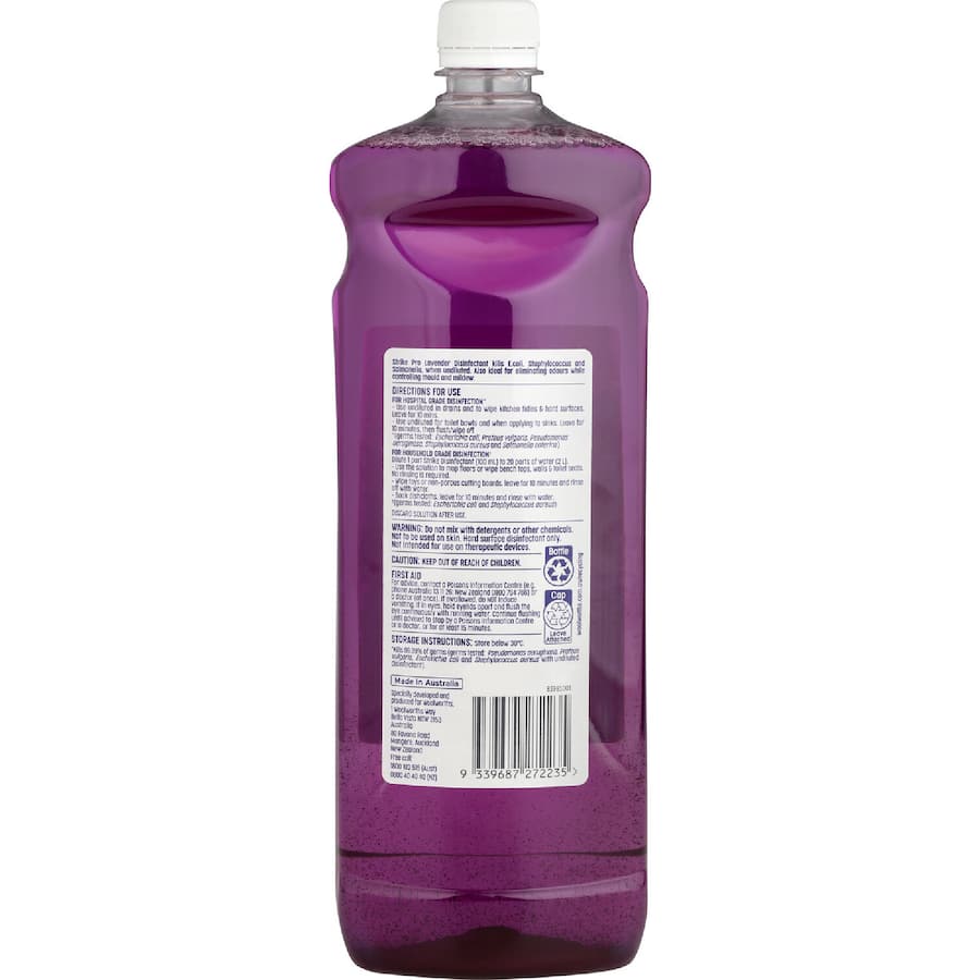 Strike Pro Disinfectant Lavender Hospital Grade 1.25L