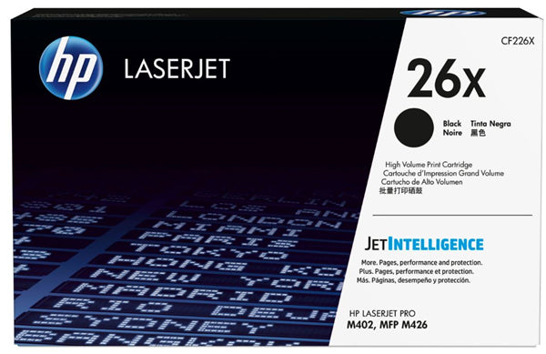 HP 26X Black High Yield Toner