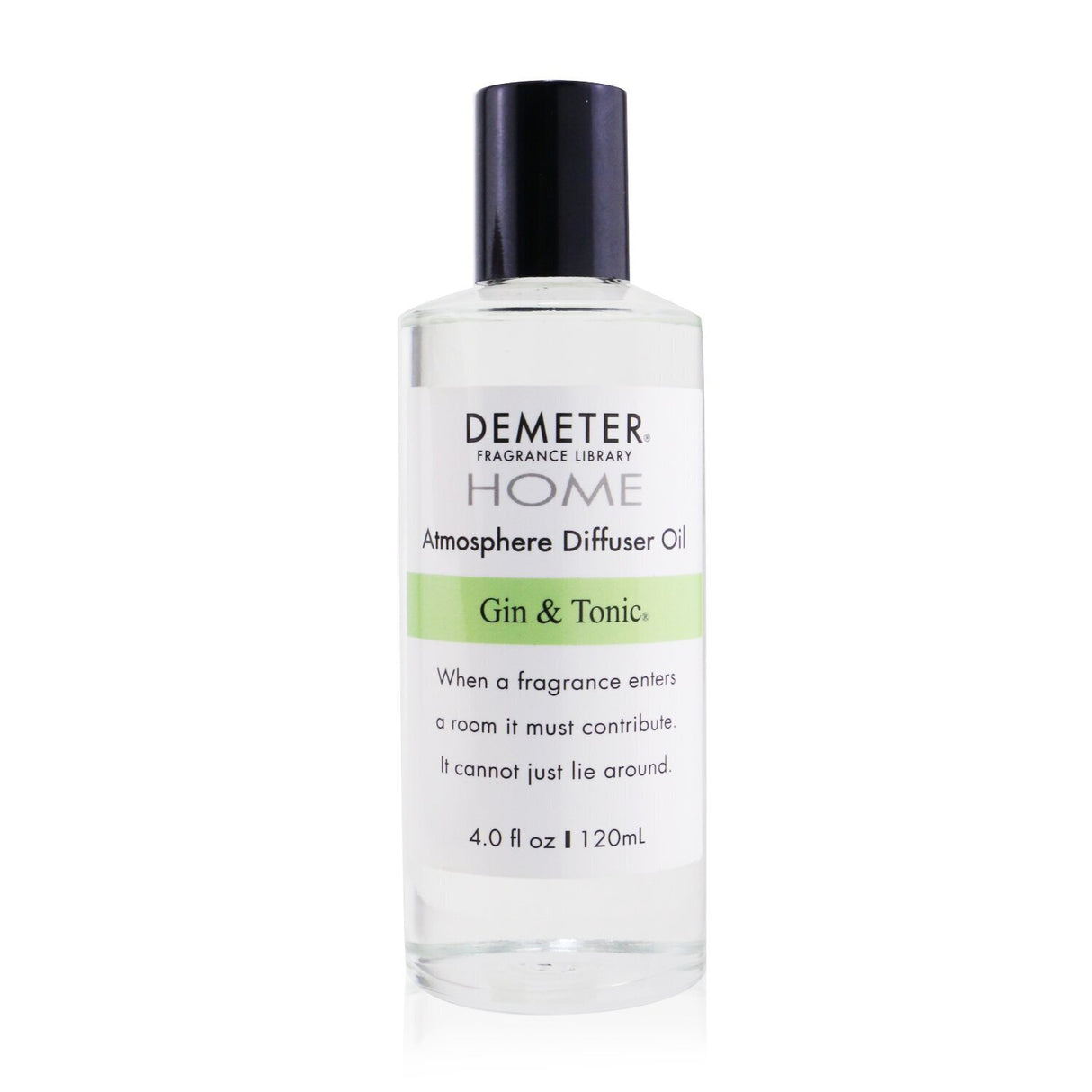 Demeter Gin & Tonic diffuser oil in 120ml for a refreshing, uplifting aroma that lasts 2-4 months in your home.